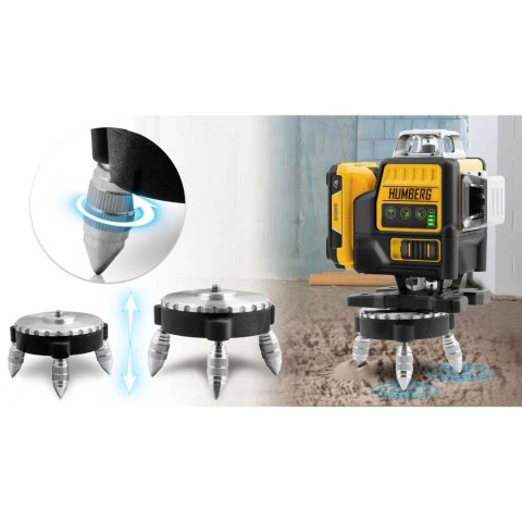 Laser krzyżowy w walizce + statyw Humberg HM-171 Laser krzyżowy w walizce + statyw Humberg HM-171