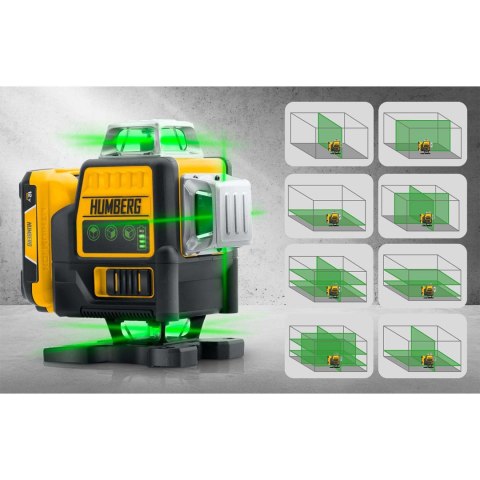 Laser krzyżowy w walizce + statyw Humberg HM-171 Laser krzyżowy w walizce + statyw Humberg HM-171