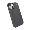 Speck Presidio2 Grip - Etui iPhone 16e / iPhone 15 / iPhone 14 / iPhone 13 (Charcoal Grey / Cool Bronze / White)