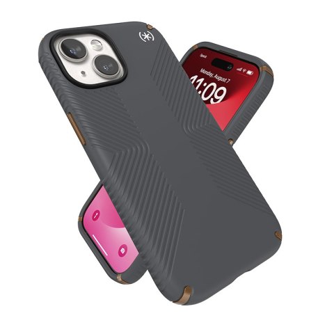 Speck Presidio2 Grip - Etui iPhone 16e / iPhone 15 / iPhone 14 / iPhone 13 (Charcoal Grey / Cool Bronze / White) Speck Presidio2 Grip - Etui iPhone 16e / iPhone 15 / iPhone 14 / iPhone 13 (Charcoal Grey / Cool Bronze / White)