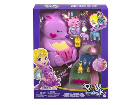 Zestaw Polly Pocket Torebka kangurek składany domek figurki ZA6048
