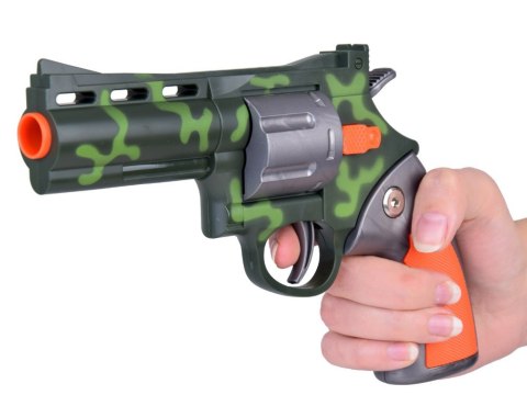 Zestaw Rewolwer Pistolet + Piankowe naboje Zabawa w strzelanie ZA5327 Zestaw Rewolwer Pistolet + Piankowe naboje Zabawa w strzelanie ZA5327