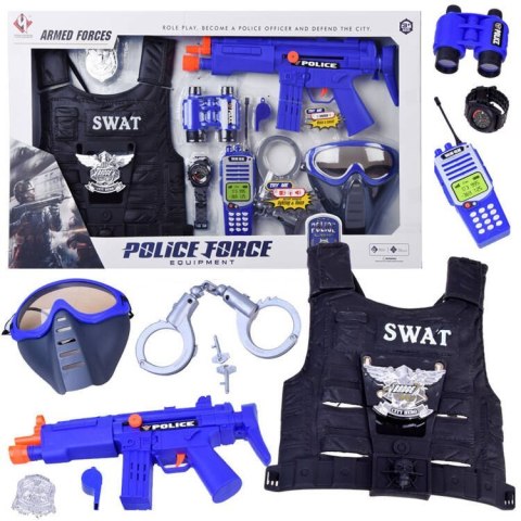 Zestaw policjanta kamizelka + akcesoria ZA2984 Zestaw policjanta kamizelka + akcesoria ZA2984