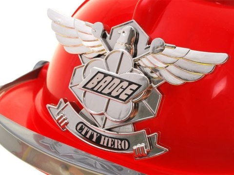 Zestaw strażaka kask światło dźwięk gaśnica akcesoria straż pożarna ZA1678 Zestaw strażaka kask światło dźwięk gaśnica akcesoria straż pożarna ZA1678