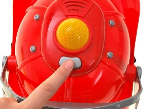 Zestaw strażaka kask światło dźwięk gaśnica akcesoria straż pożarna ZA1678 Zestaw strażaka kask światło dźwięk gaśnica akcesoria straż pożarna ZA1678