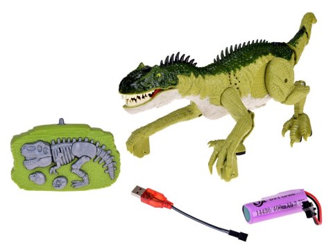 Zielony Dinozaur prehistoryczna zabawka zdalnie sterowana na pilota RC0632 Zielony Dinozaur prehistoryczna zabawka zdalnie sterowana na pilota RC0632
