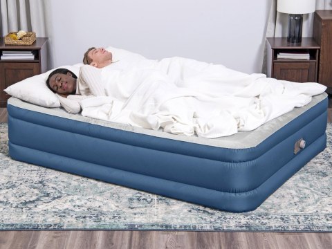 Bestway Dmuchany Materac dwuosobowy samopompujący 203x152x46cm 69075 Bestway Dmuchany Materac dwuosobowy samopompujący 203x152x46cm 69075