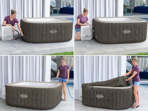 Bestway Lay-Z-Spa Cabo HydrotJet 6 hydromasaż 4-6os WiFi aplikacja 6001R Bestway Lay-Z-Spa Cabo HydrotJet 6 hydromasaż 4-6os WiFi aplikacja 6001R