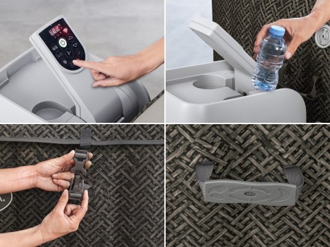 Bestway Lay-Z-Spa Cabo HydrotJet 6 hydromasaż 4-6os WiFi aplikacja 6001R Bestway Lay-Z-Spa Cabo HydrotJet 6 hydromasaż 4-6os WiFi aplikacja 6001R