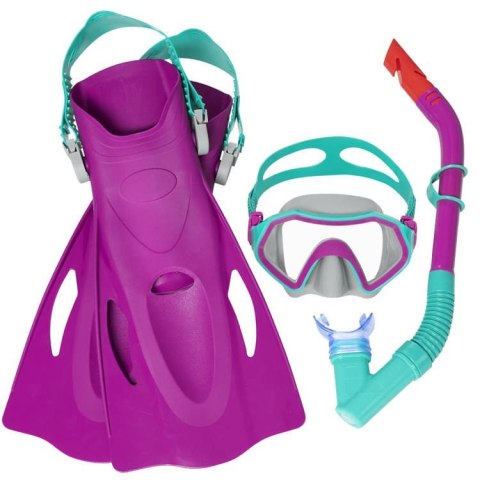 Bestway Zestaw do snorkelingu Maska z rurką i płetwami RÓŻOWY 7+ 25046 Bestway Zestaw do snorkelingu Maska z rurką i płetwami RÓŻOWY 7+ 25046