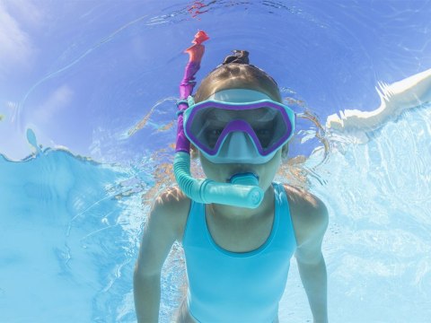 Bestway Zestaw do snorkelingu Maska z rurką i płetwami RÓŻOWY 7+ 25046 Bestway Zestaw do snorkelingu Maska z rurką i płetwami RÓŻOWY 7+ 25046