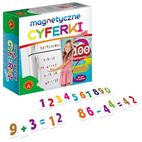 Cyferki magnetyczne na lodówkę 100 elem TA0105 Cyferki magnetyczne na lodówkę 100 elem TA0105