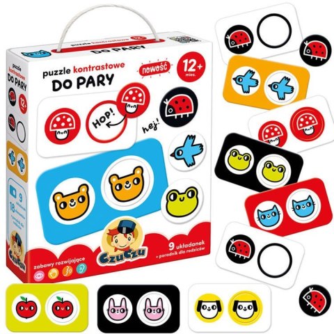 CzuCzu Puzzle Do Pary kontrastowe obrazki ZA4239 CzuCzu Puzzle Do Pary kontrastowe obrazki ZA4239