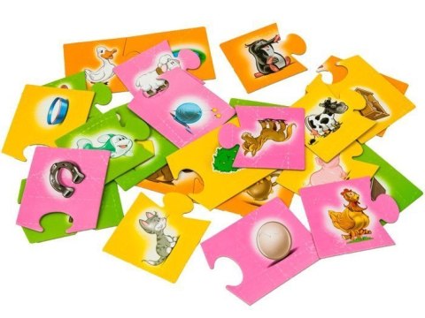 Jawa Gra edukacyjna SPINKI - ZWIERZĘTA puzzle GR0308 Jawa Gra edukacyjna SPINKI - ZWIERZĘTA puzzle GR0308