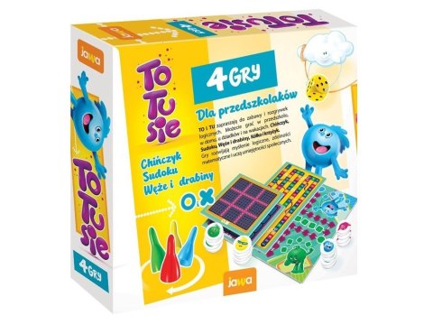 Jawa Gra planszowa dla przedszkolaków TOTUsie - 4 gry GR0715 Jawa Gra planszowa dla przedszkolaków TOTUsie - 4 gry GR0715