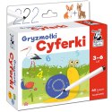 Karty do rysowania Gryzmołki Cyferki 3-6l KS0668