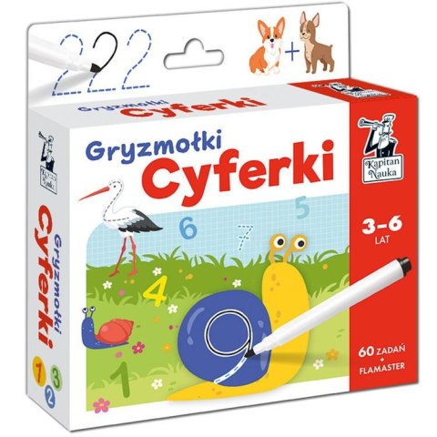 Karty do rysowania Gryzmołki Cyferki 3-6l KS0668 Karty do rysowania Gryzmołki Cyferki 3-6l KS0668