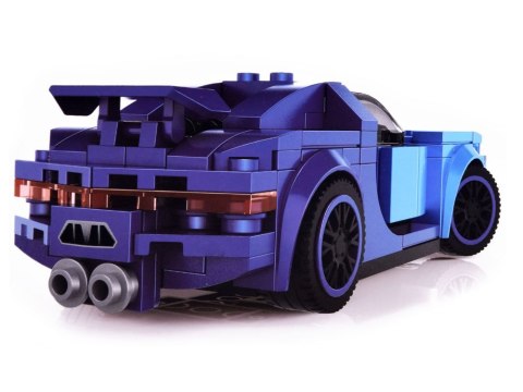 Klocki techniczne Sportowe auto NIEBIESKIE 139-elementów + naklejki ZA4288 Klocki techniczne Sportowe auto NIEBIESKIE 139-elementów + naklejki ZA4288