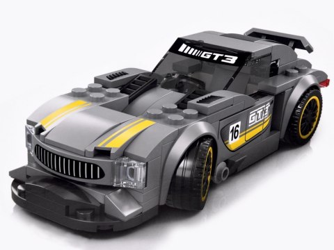 Klocki techniczne Sportowe auto SREBRNE 174-elementy + naklejki ZA4287 Klocki techniczne Sportowe auto SREBRNE 174-elementy + naklejki ZA4287