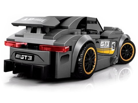 Klocki techniczne Sportowe auto SREBRNE 174-elementy + naklejki ZA4287 Klocki techniczne Sportowe auto SREBRNE 174-elementy + naklejki ZA4287