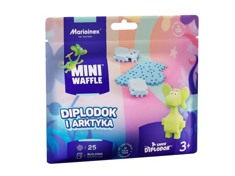 Marioinex Smok Diplodok i Arktyka Mini waffle 25 ele + figurka ZA5497 Marioinex Smok Diplodok i Arktyka Mini waffle 25 ele + figurka ZA5497
