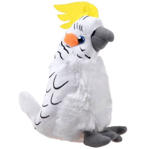 Maskotka Papuga biała nimfa 17cm 13574 Maskotka Papuga biała nimfa 17cm 13574