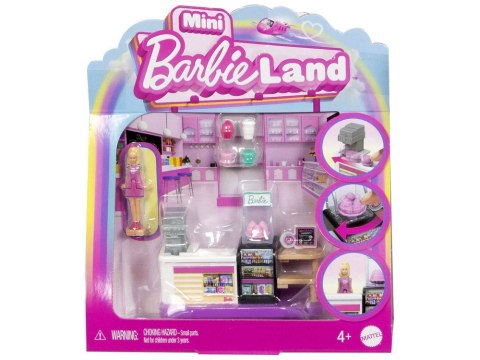 Mattel Mini Barbie Land Lalka cukierniczka + cukiernia i akcesoria ZA6041 C Mattel Mini Barbie Land Lalka cukierniczka + cukiernia i akcesoria ZA6041 C