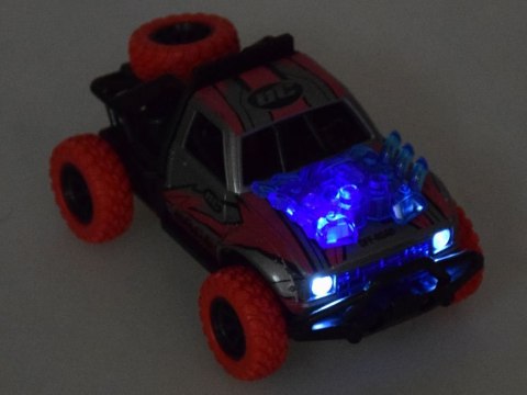 Metalowe Autko Predator 4x4 jazda kaskaderska Światło + dźwięk ZA3581 Metalowe Autko Predator 4x4 jazda kaskaderska Światło + dźwięk ZA3581