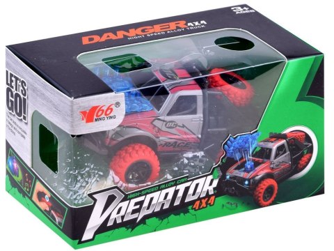 Metalowe Autko Predator 4x4 jazda kaskaderska Światło + dźwięk ZA3581 Metalowe Autko Predator 4x4 jazda kaskaderska Światło + dźwięk ZA3581