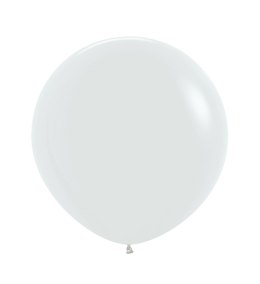 Balony lateksowe Sempertex, Biały, White, 60cm, 3szt.