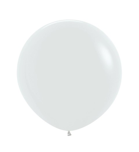 Balony lateksowe Sempertex, Biały, White, 60cm, 3szt. Balony lateksowe Sempertex, Biały, White, 60cm, 3szt.
