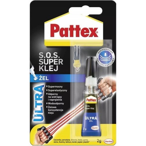 Klej żel 2g PATTEX SOS 941298 1471937 HENKEL Klej żel 2g PATTEX SOS 941298 1471937 HENKEL