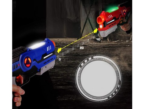 Laserowy paintball pistolety laser tag zestaw dla 2 osób pZA3776 Laserowy paintball pistolety laser tag zestaw dla 2 osób pZA3776