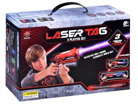 Laserowy paintball pistolety laser tag zestaw dla 2 osób pZA3776 Laserowy paintball pistolety laser tag zestaw dla 2 osób pZA3776