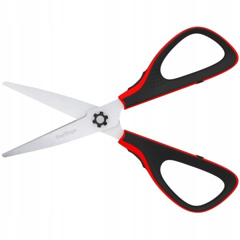 Nożyczki 17,5cm Easycut 300 soft grip czerwone 326316 BERLINGO Nożyczki 17,5cm Easycut 300 soft grip czerwone 326316 BERLINGO