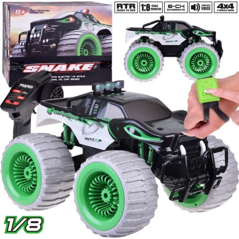 Olbrzymie Auto Monster Snake 4x4 muzyka światła drift 360st. Pilot RC0633 Olbrzymie Auto Monster Snake 4x4 muzyka światła drift 360st. Pilot RC0633