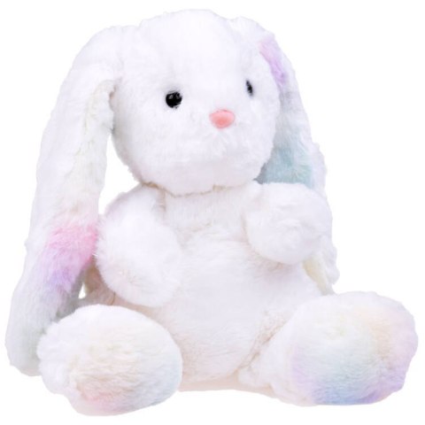 Pluszowy biały tęczowy Królik maskotka Pluszak 24 cm ZA4401 Pluszowy biały tęczowy Królik maskotka Pluszak 24 cm ZA4401