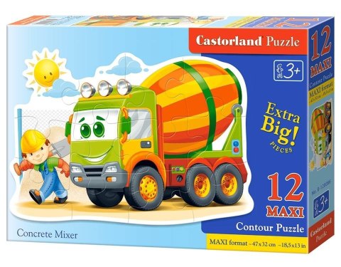 Puzzle 12-elementów MAXI Concrete Mixer Puzzle 12-elementów MAXI Concrete Mixer