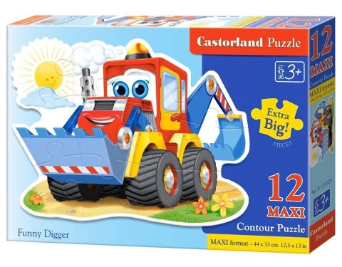 Puzzle 12-elementów MAXI Funny Digger Puzzle 12-elementów MAXI Funny Digger