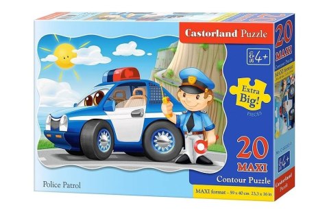 Puzzle 20el. MAXI Police patrol Puzzle 20el. MAXI Police patrol