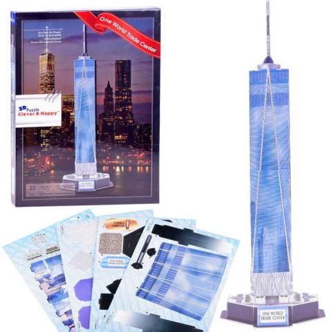 Puzzle 3D 23el World Trade Center Nowy Jork ZA3787 Puzzle 3D 23el World Trade Center Nowy Jork ZA3787