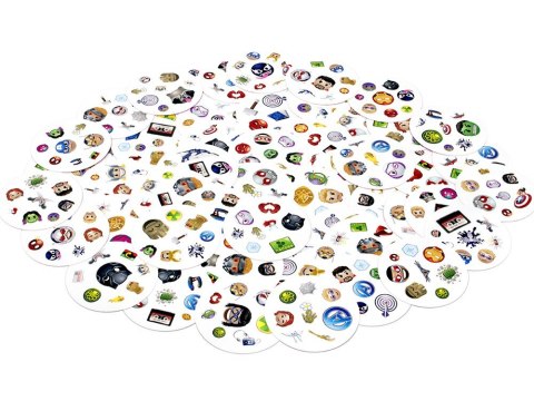Rebel Karciana gra Dobble Marvel Emoji - okrągłe karty do gry GR0773 Rebel Karciana gra Dobble Marvel Emoji - okrągłe karty do gry GR0773