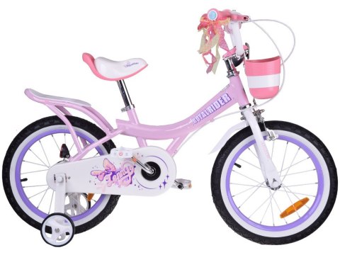 RoyalBaby rower dziecięcy JENNY 16" koszyk kółka boczne kokardki RB16G-4 RoyalBaby rower dziecięcy JENNY 16" koszyk kółka boczne kokardki RB16G-4