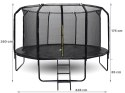 Trampolina ogrodowa SkyFlyer + drabinka 14FT 426cm