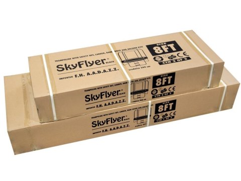 Trampolina ogrodowa SkyFlyer + drabinka 8FT 244cm Trampolina ogrodowa SkyFlyer + drabinka 8FT 244cm