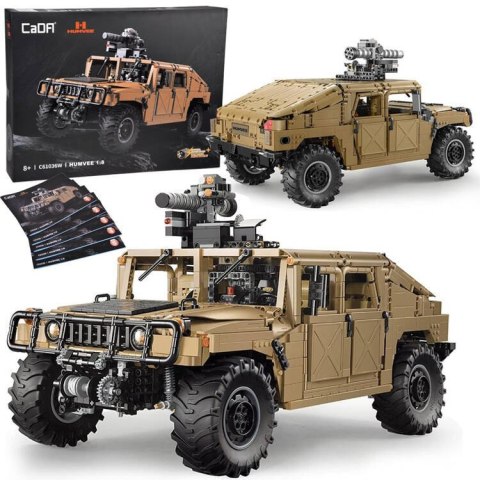 Zestaw klocków 3935-ele Auto wojskowe Humvee 1:8 ruchome elementy ZA5252 Zestaw klocków 3935-ele Auto wojskowe Humvee 1:8 ruchome elementy ZA5252