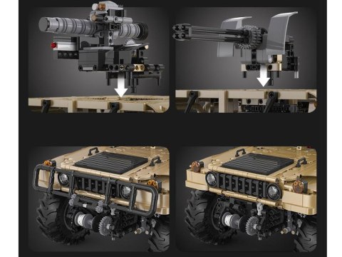 Zestaw klocków 3935-ele Auto wojskowe Humvee 1:8 ruchome elementy ZA5252 Zestaw klocków 3935-ele Auto wojskowe Humvee 1:8 ruchome elementy ZA5252