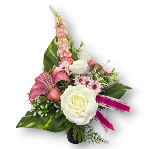 BUKIET WKŁAD DO WAZONU KWIATY NA CMENTARZ GRÓB POMNIK BUKIET WKŁAD DO WAZONU KWIATY NA CMENTARZ GRÓB POMNIK