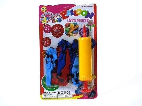 Balony z pompką 12szt Balony z pompką 12szt