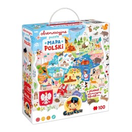 CuCzu Obserwacyjne puzzle Mapa Polski